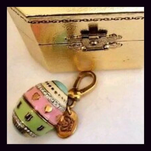 Juicy Couture Easter Egg With Yorkie Charm
